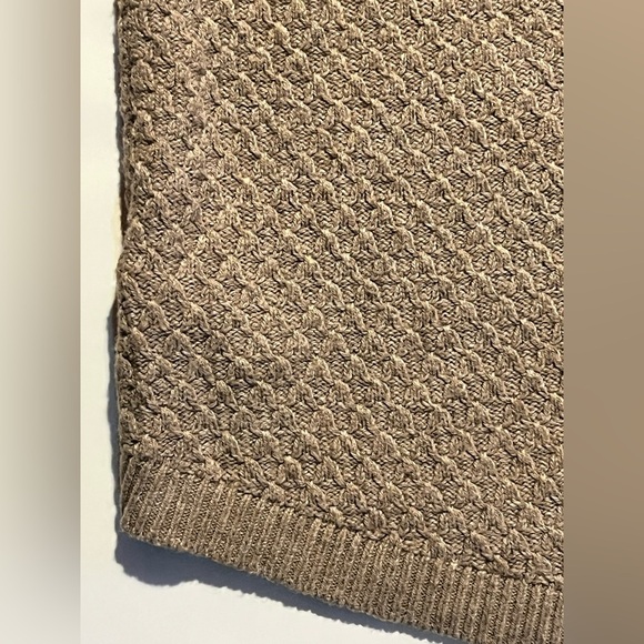 LOFT Ann Taylor Cozy Tan Knit Sweater Long Sleeve Women’s Size Small - Picture 12 of 16